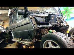 Состояние кузова Mercedes G-Class за 500к.
