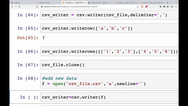 Python Complete Course #-55 Python working with CSV file