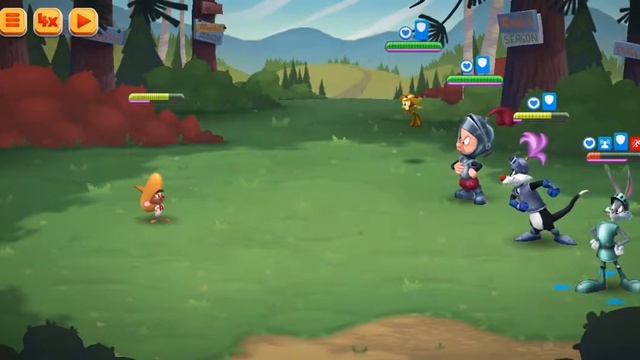 Looney tunes world of mayhem Speedy VS knight team смотреть онлайн