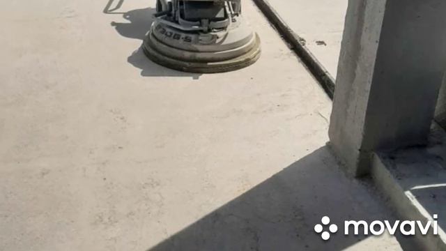 Полированный (шлифованный) бетон во дворе