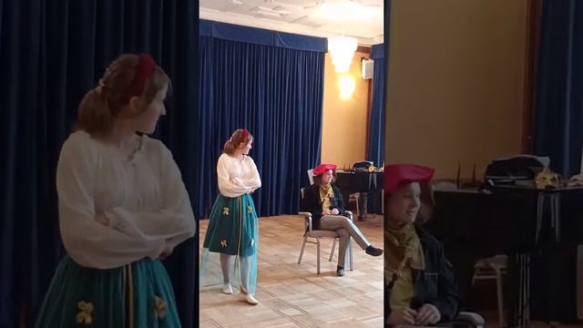 Дом актера.Отрывки спектакля -Укрошение строптивой"Две роли:Петруччо и слуга Громео.(1) смотреть онлайн