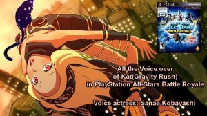 Kat VO(Voice Over) - Playstation All-Stars Battle Royale [PS3-PSVita]