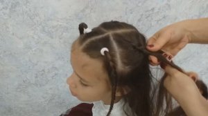 Простая и Красивая ПРИЧЕСКА в Школу на Каждый День