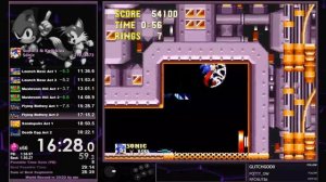 Sonic 3 & Knuckles - Sonic speedrun in 29:57 RTA-TB