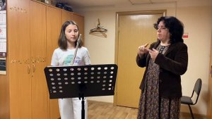 Открытый урок Локтионовой Ек. Б. (флейта)