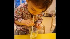 "Волшебница вода" занятие с водой во второй младшей группе №10