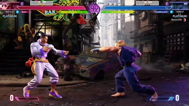 Street Fighter®6 Online Ken Masters Platinum Ranked matches PlayStation 4