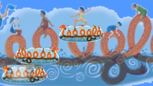 Dragon Boat Festival 2013 Google Doodle Праздник драконьих лодок смотреть онлайн