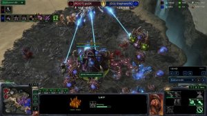 SeKo Starcraft - HOTS SC2 Pro Replays - Stephano vs Puck - Mass Swarm Host vs Mass Colossus