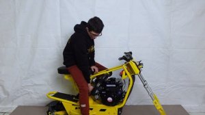 Снегоцикл TRAK X. Подготовка к первой поездке.