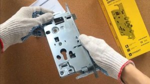 Замок врезной Аллюр ЗВ1-08А-В СТ для китайских металлических дверей (Б1369)