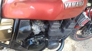 запуск двигателя ямаха xjr 400.