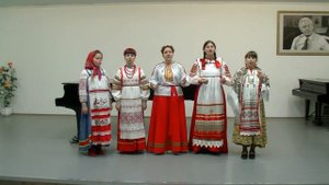 анс.нар.песни "Потешка" г.Калуга "Во лугах я была лужочках" хороводная Калужской области