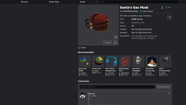 Hamburger Head & Santa's Gas Mask | Roblox смотреть онлайн