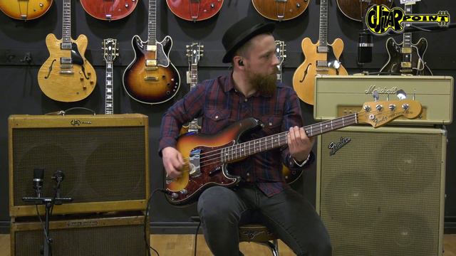 1968 Fender Precision Bass - 3t-Sunburst / GuitarPoint Maintal / Vintage Guitars смотреть онлайн