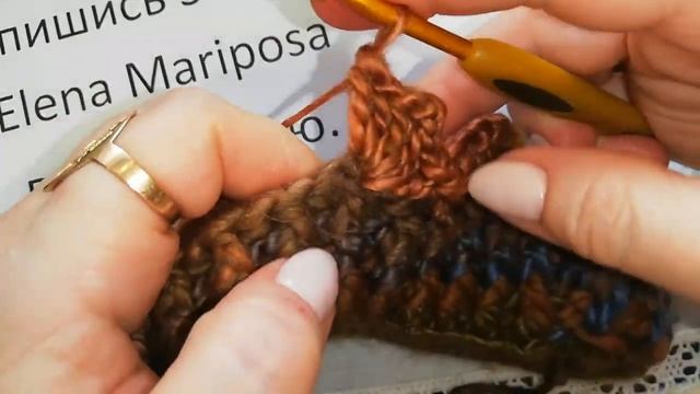 Стильная объёмная шапочка  ! Подробный МК. Вяжется быстро !!!!PUNTO CROCHET.Cap Crochet (#25)