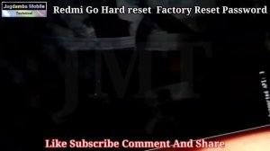 Mi Redmi Go Hard Reset | Factory Reset Redmi Go Without Pc