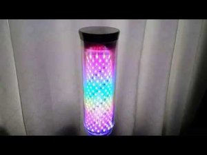 Готовый торшер из светодиодной ленты. К новому году готов!