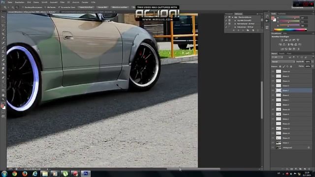 Virtual Tuning Photoshop- Nissan 240sx / Rocket Bunny смотреть онлайн