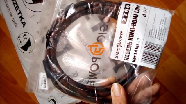 Обзор кабеля LogicPower HDMI-HDMI Ver 1.4 for 3D 1.8 м из Rozetka смотреть онлайн