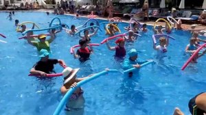 Отель The Garden Beach Hotel 5* Турция. Аквааэробика.