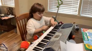 Dora’s The Grumpy Old Troll song on piano