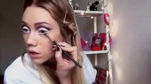 ЕЛЕНА КРЫГИНА   Уроки макияжа   'Первое новогоднее ! 60 ые! 1