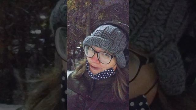 Яблоки в снегу! Начало зимы? ?