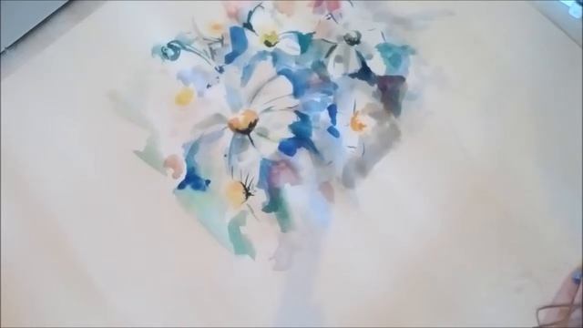 Aquarell Blume. Цветы акварелью смотреть онлайн