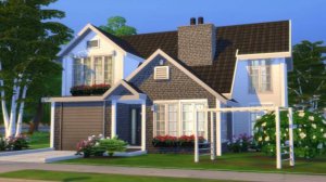 Строю дом по первой картинке Pinterest _ Симс 4 СЕМЕЙНЫЙ ДОМ _ THE SIMS 4 Строительство _ NO CC _