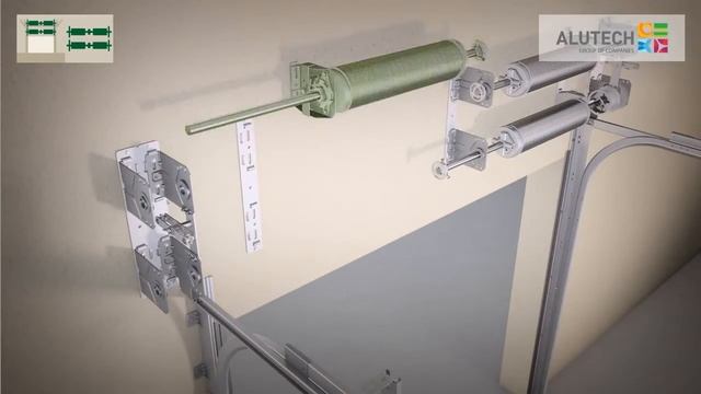 Монтаж промышленных ворот Алютех