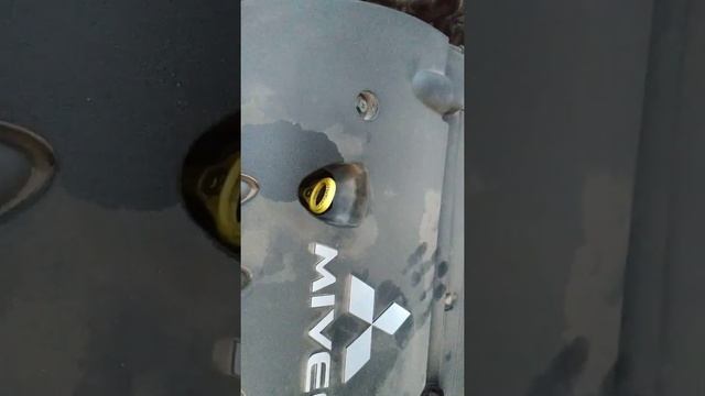 Работа двигателя 4B11 на холодную. смотреть онлайн