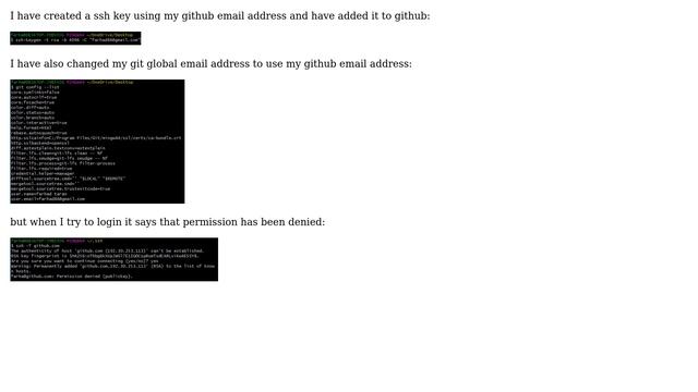 git bash for windows seems to use wrong user name for github SSH connection смотреть онлайн