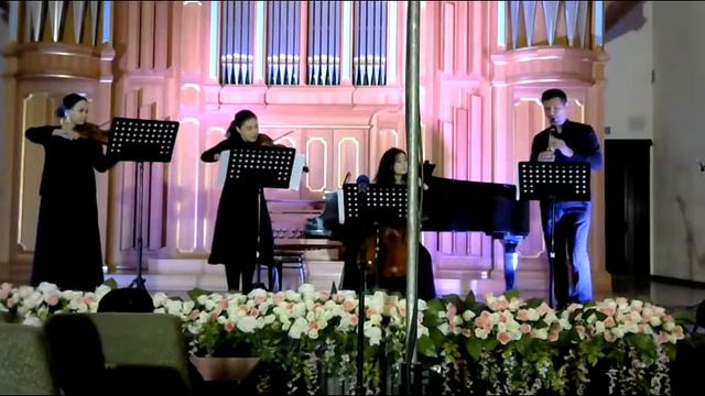 Скерцо для кларнета, скрипки, альта и виолончели смотреть онлайн