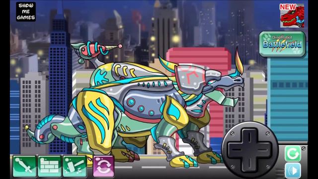 Styracosaurus Dino Robot - Dinosaur Robot - Android Game Play 1080 HD смотреть онлайн