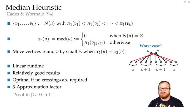 Hierarchical Drawings (4/5): Crossing Minimization | Visualization of Graphs - Lecture 8 смотреть онлайн