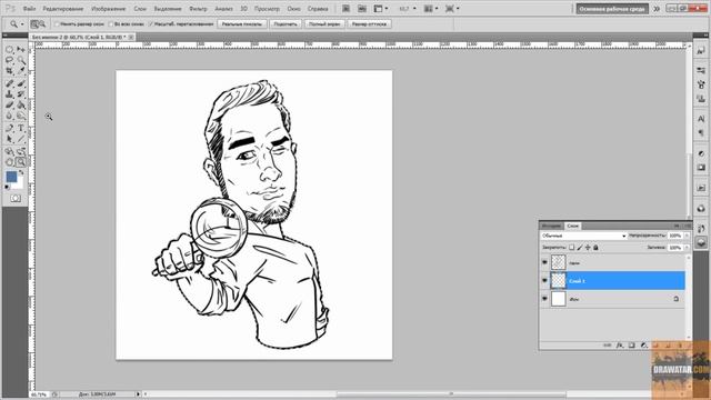 Как рисовать стикеры  drawatar.com