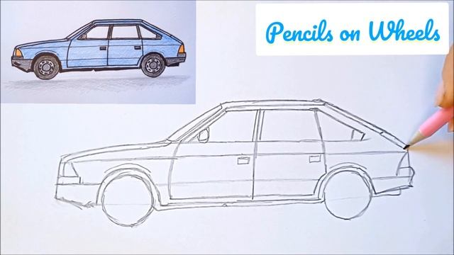 Как нарисовать машину Москвич 2141 Святогор How to Draw Car Moskvitch 2141 Simple Auto Drawing смотреть онлайн