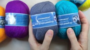 В ВОСТОРГЕ от этой пряжи! Какой цвет выбрать? Пух норки - Пряжа с АЛИЭКСПРЕССА