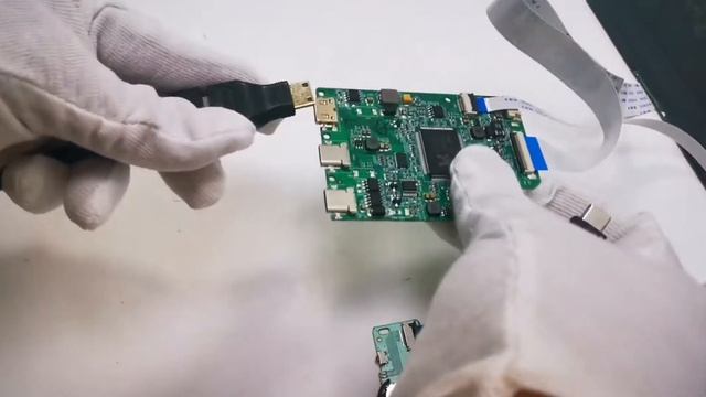 HDMI TYPE-C LCD Controller Board VS-RTD2556HC30-V1 with 14inch NV140FHM 1920X1080 IPS LCD Screen смотреть онлайн