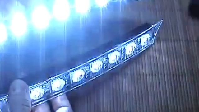 Автомобильные ходовые огни DRL SM21013 9x LED