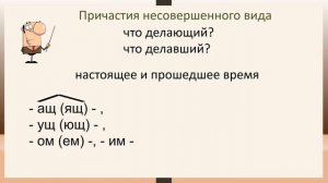 Русский язык. Причастие: вид, время, возвратность. Видеоурок