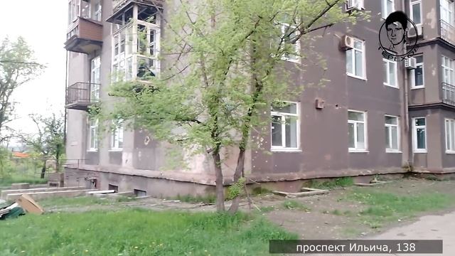 Мариуполь разный: восстановленный и нет. Проспект Ленина, ДК "Искра". смотреть онлайн