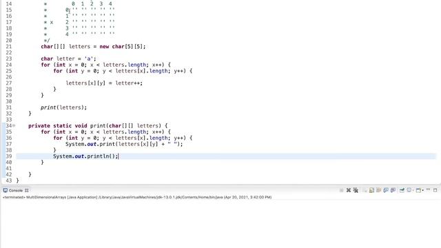 Java Tutorial: Multi Dimensional Arrays смотреть онлайн