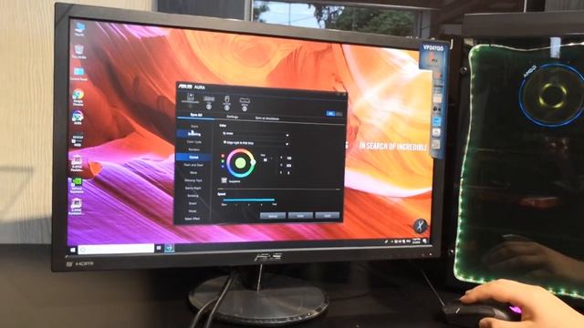 إضافة شريط RGB Strip على كيس FSP CMT120A والتحكم بالألوان عبر برنامج ASUS AURA смотреть онлайн