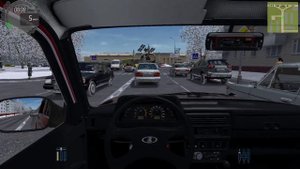 Едем в деревню на ниве в новый год (Rp City Car Driving)