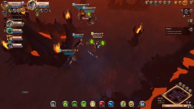 TWO legengary chests Hellgates 5v5 highlights nature longbow fire daybreaker small scale pvp roamin смотреть онлайн