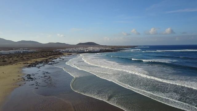 Канарские острова: пляжи острова Лансароте (Lanzarote) ТОП #Авиамания смотреть онлайн