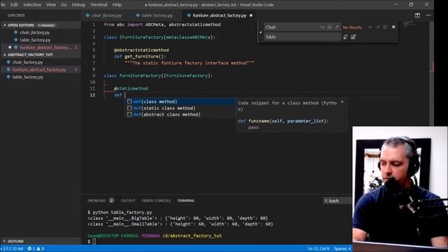 Abstract Factory Design Pattern In Python
