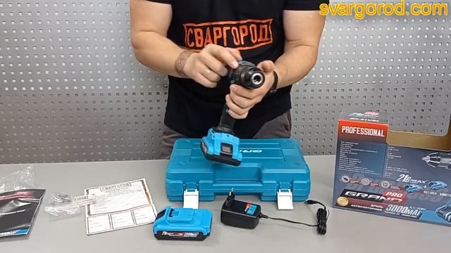 Акумуляторний ударний шуруповерт Grand Да-21 UBL смотреть онлайн